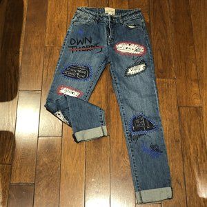 Alice+Olivia x Basquiat Jeans